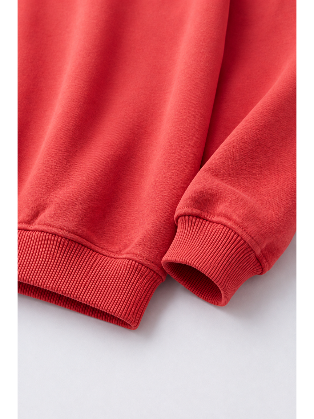 Çocuk Kırmızı Basic Sweatshirt Ve Eşofman Altı Takımı-2