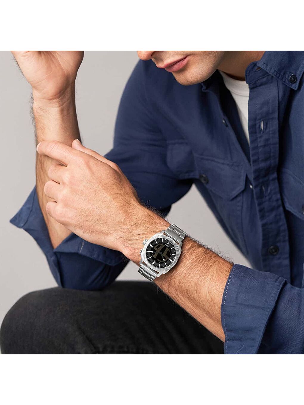 Gri FFS6155 Big Tic Kol Saati-4