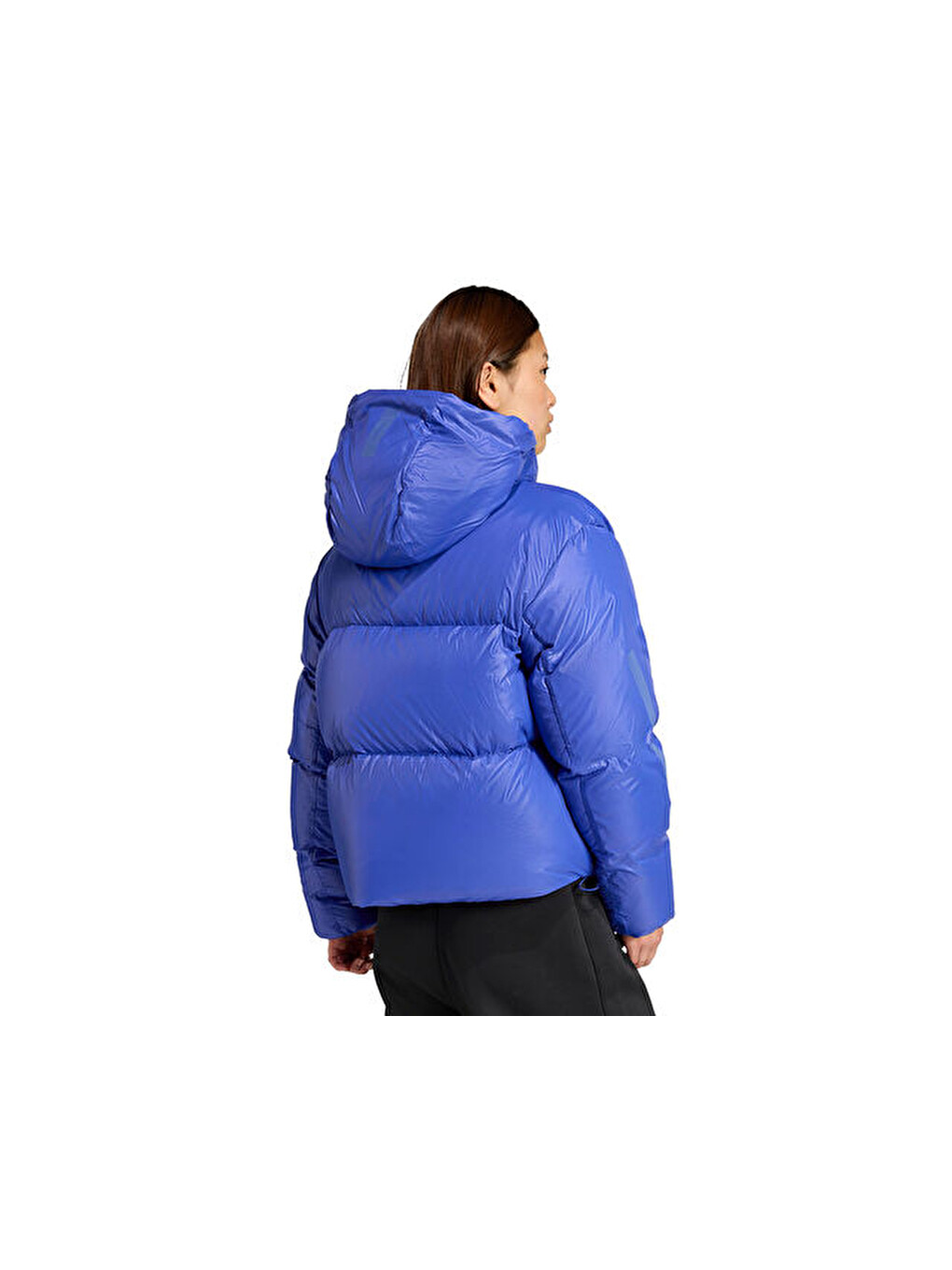 W Z.n.e. Puffer Kadın Outdoor Mont Jw1517 Mavi-3