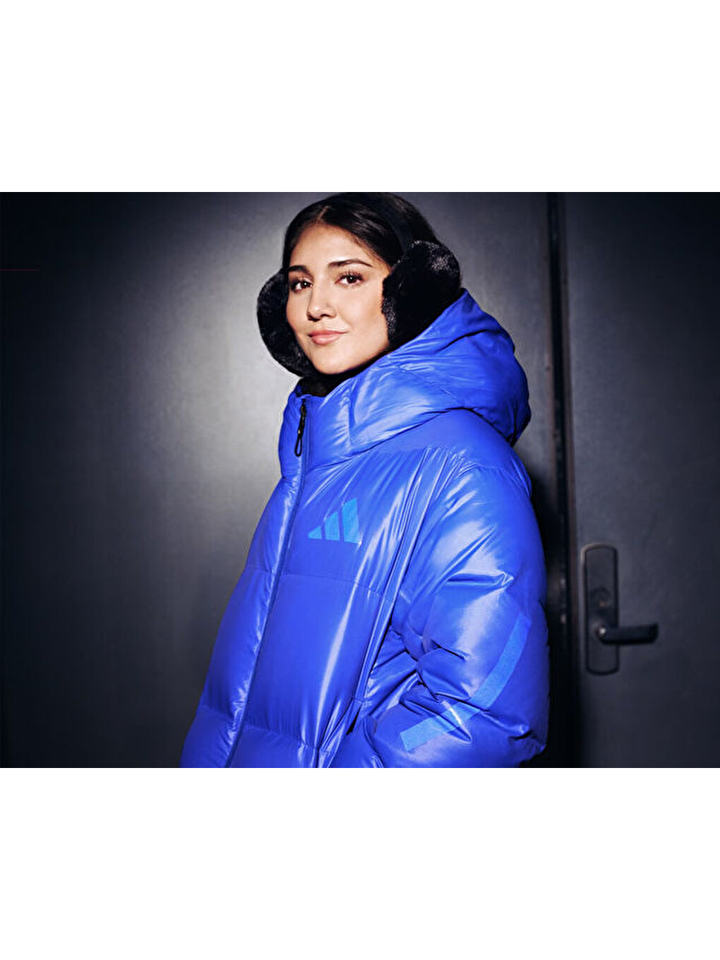 W Z.n.e. Puffer Kadın Outdoor Mont Jw1517 Mavi-8