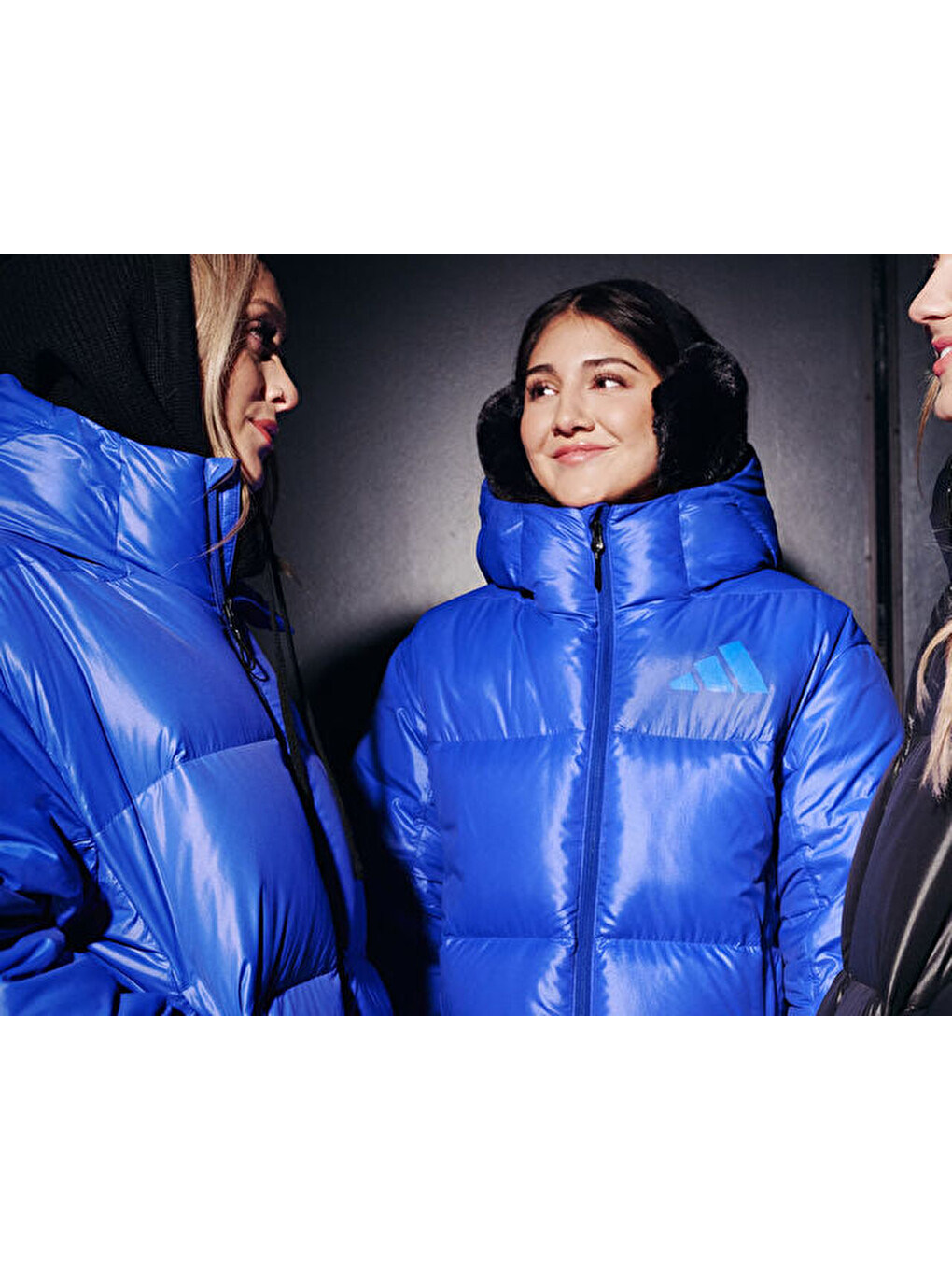 W Z.n.e. Puffer Kadın Outdoor Mont Jw1517 Mavi-9