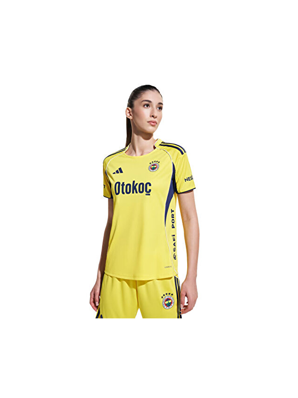 Fen A Jsy W Kadın Fenerbahçe 25/26 Deplasman Forması Kd7317 Sarı