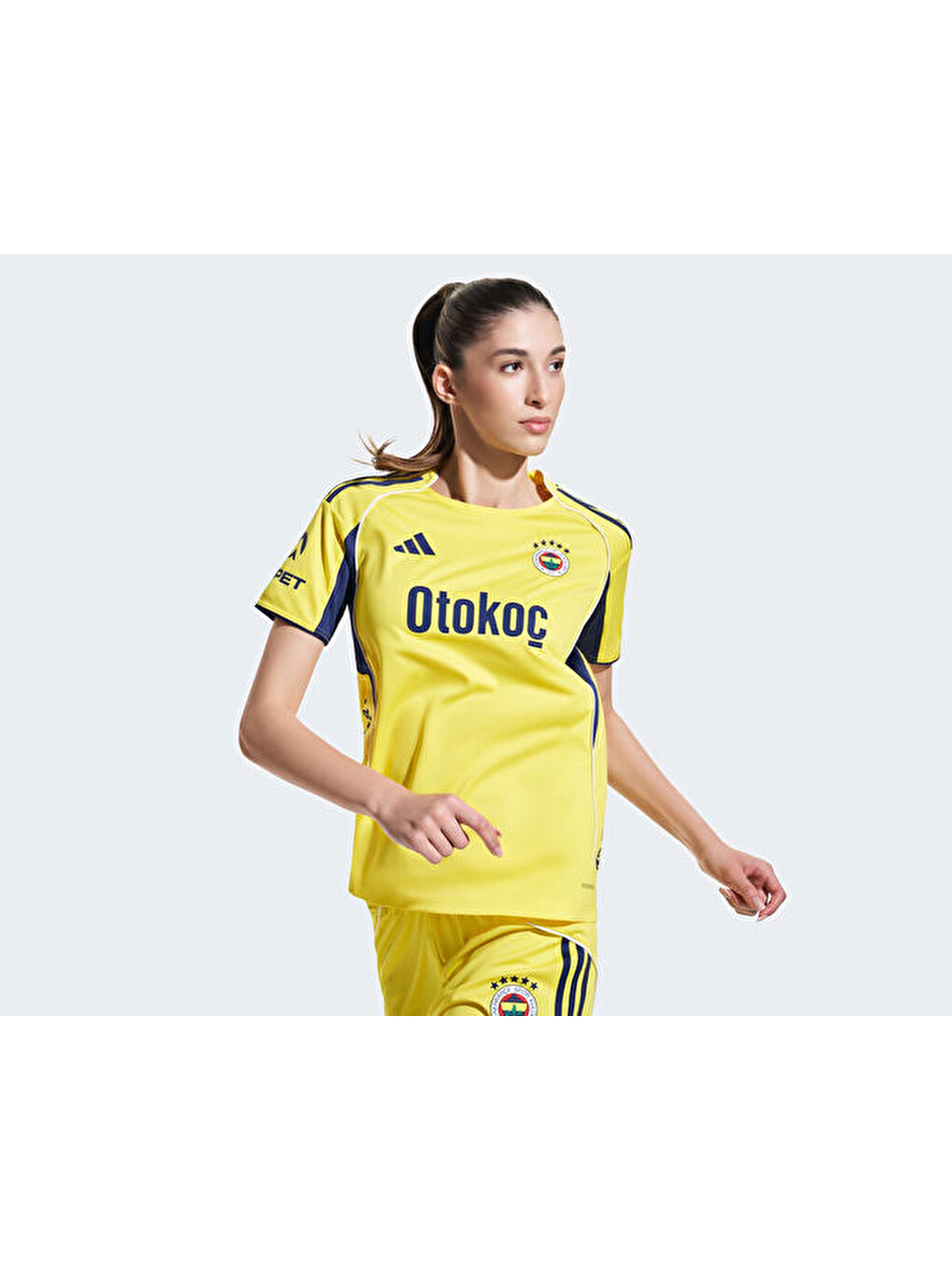 Fen A Jsy W Kadın Fenerbahçe 25/26 Deplasman Forması Kd7317 Sarı-3
