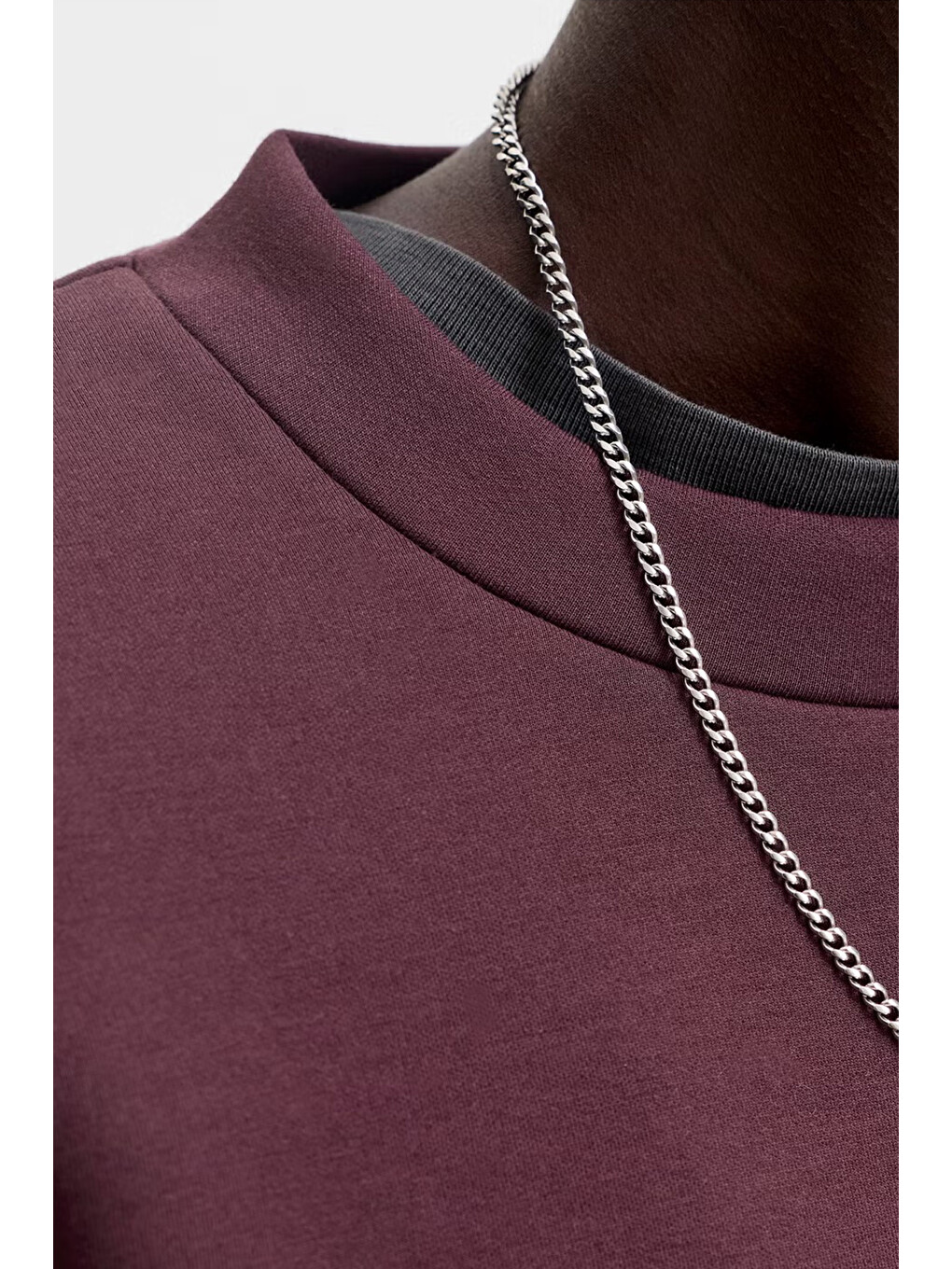 Bordo Core Jcofusion Logolu Bisiklet Yaka Sweat 12289830-5