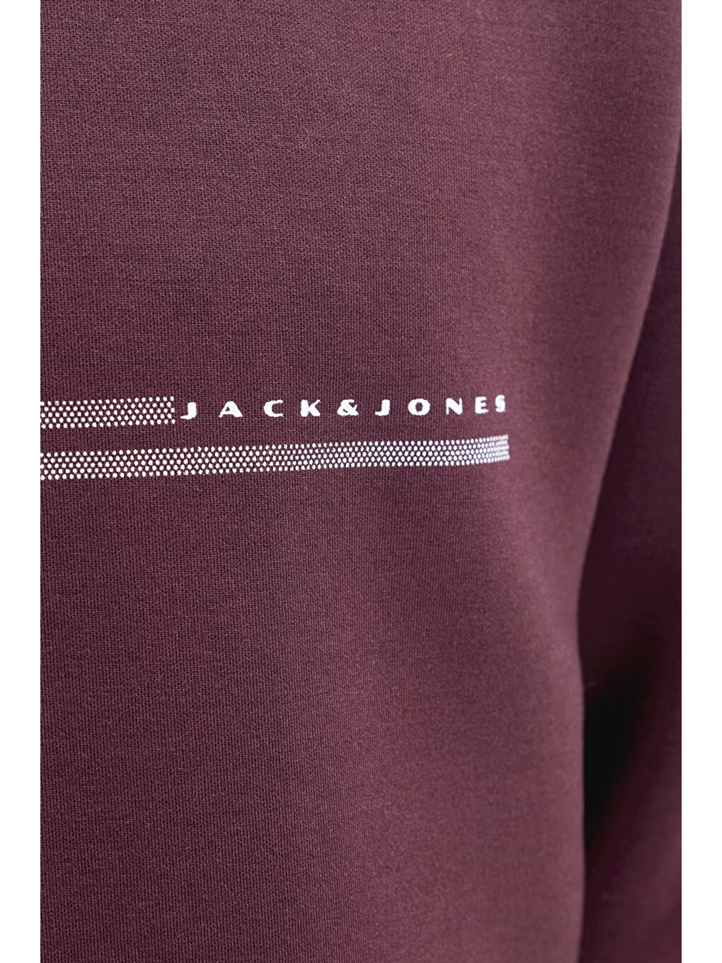 Bordo Core Jcofusion Logolu Bisiklet Yaka Sweat 12289830-6