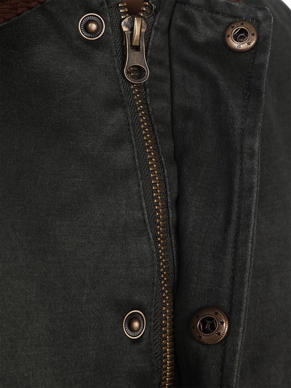 Boys Gömlek Yakalı 6-9 Yaş Mont - Haki-2