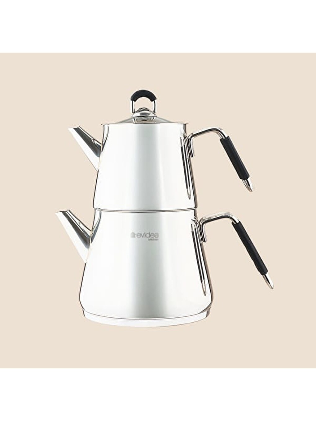 Kitchen Arven Çaydanlık - Gri - 1,75 lt + 750 ml-3