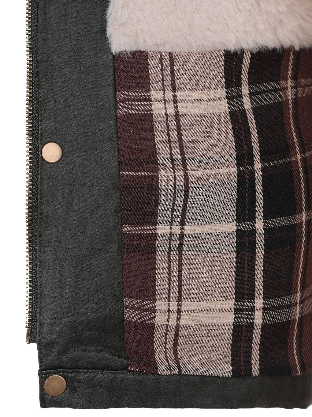 Boys Gömlek Yakalı 6-9 Yaş Mont - Haki-4