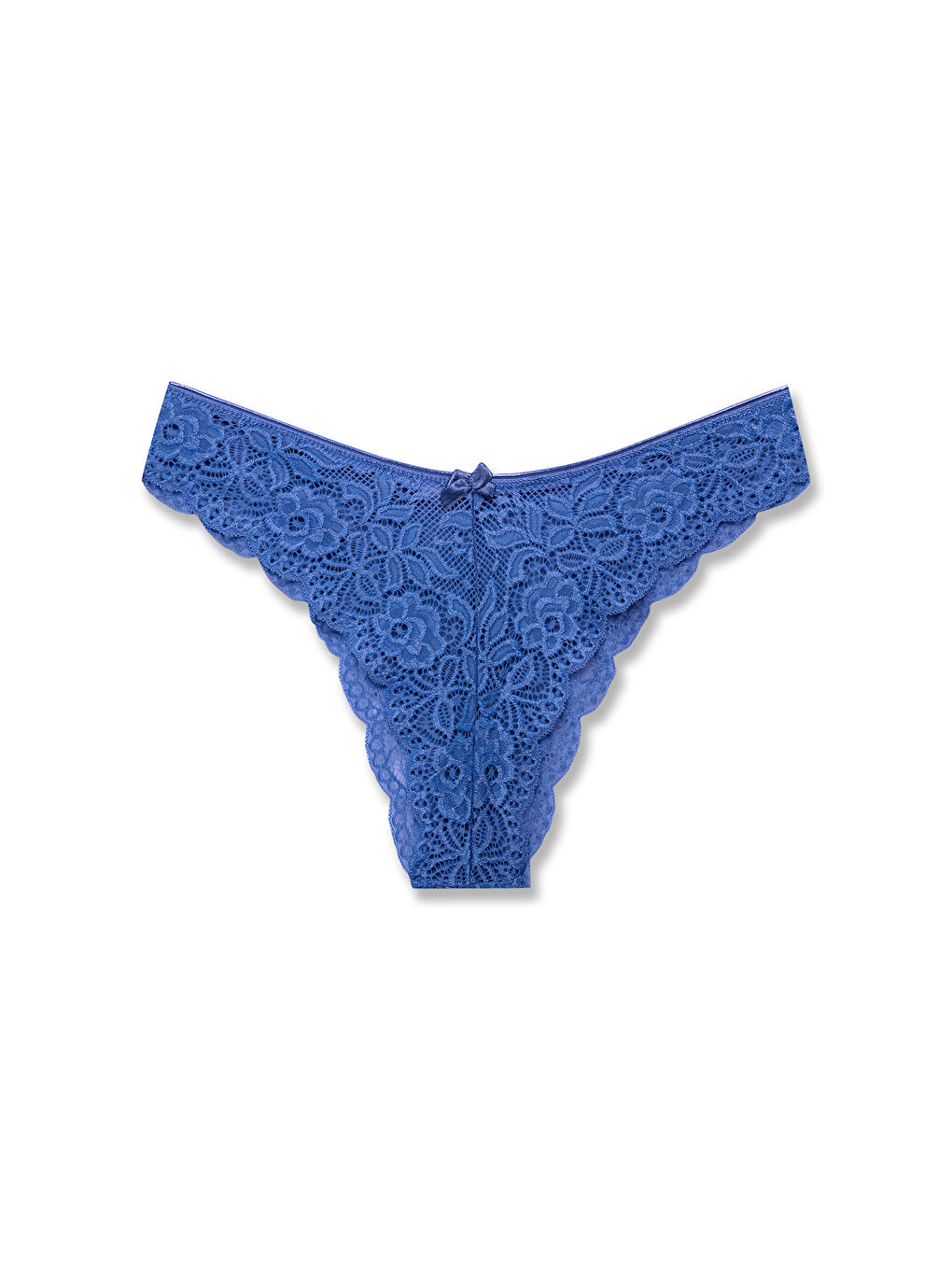 Karışık Dantelli Yüksek Bel Brezilya Kesim Kadın Külot 5'li Paket-2