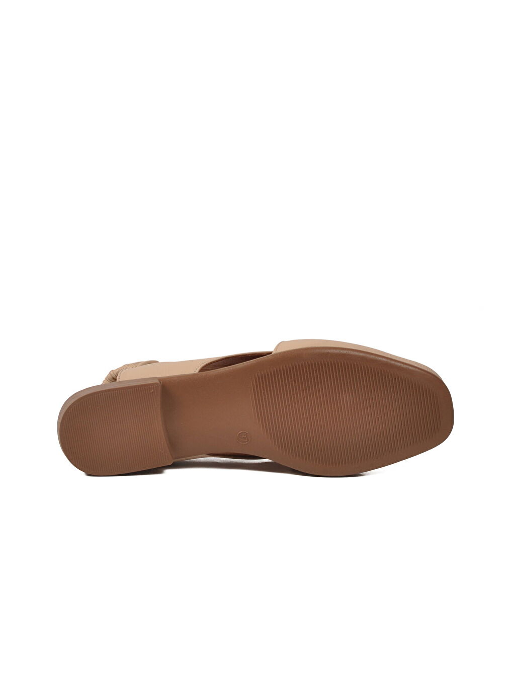 Bej Hakiki Deri Kadın Sandalet 604 Z-4