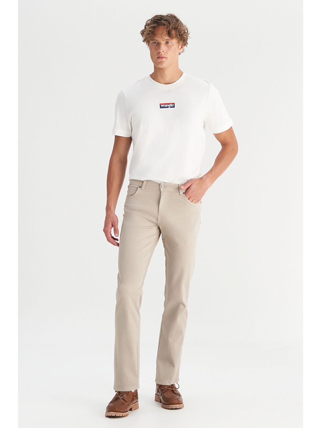 Texas Authentic Slim Fit Dar Kesim Normal Bel Bej Esnek Pantolon