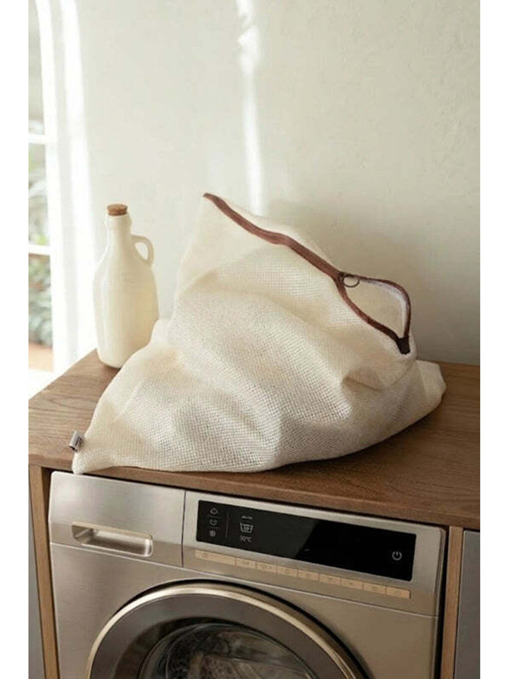 Bej Premium Paspas Ve Çamaşır Yıkama Filesi 60x50 Cm-1