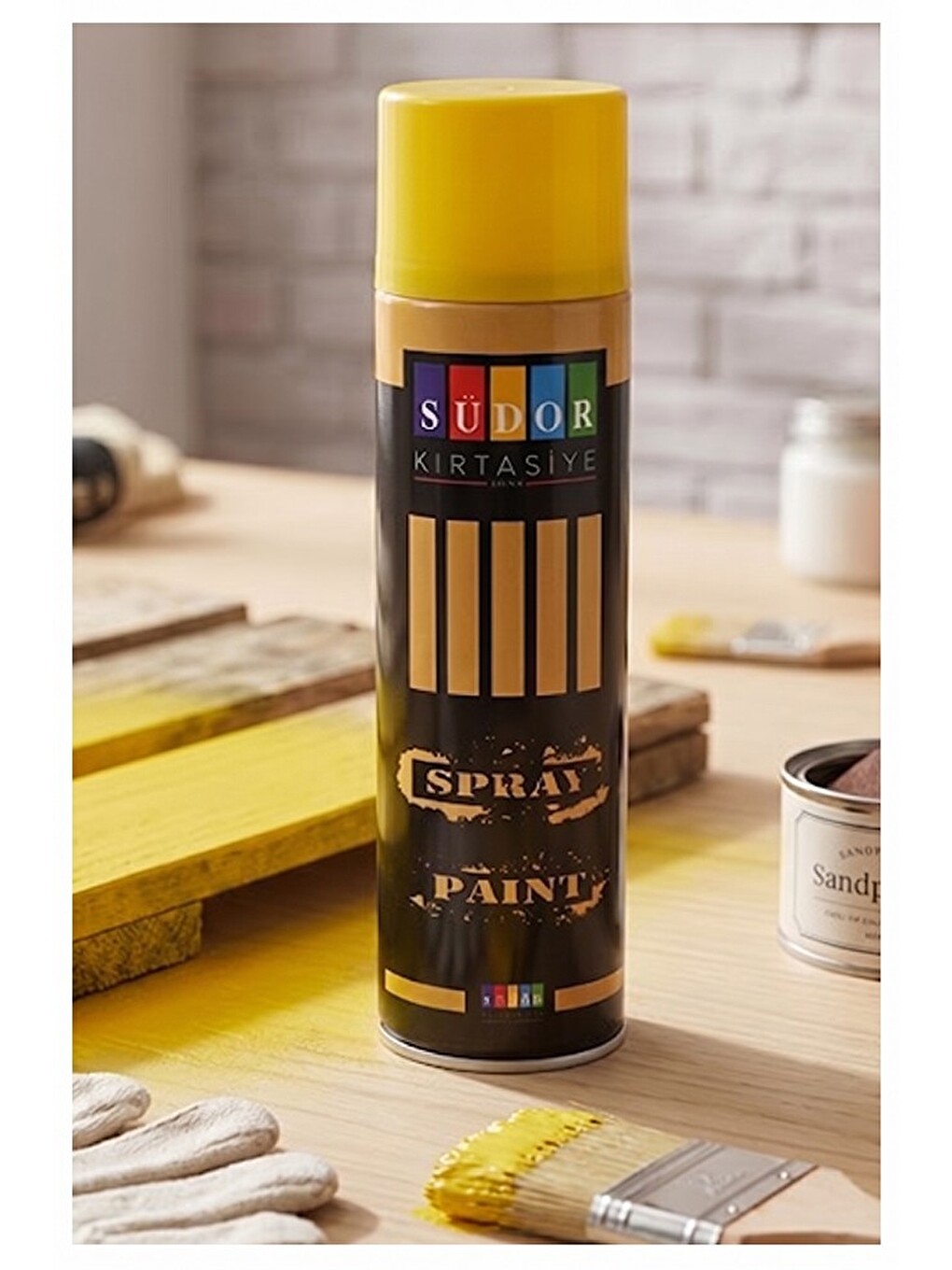 Sprey Boya 200 Ml 1 Adet Hızlı Kuruyan Renkli Profesyonel Canlı Renk Ahşap Plastik Demir Metal Cam P