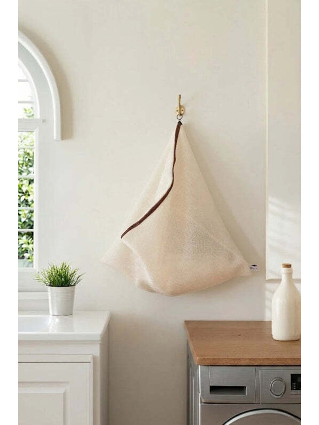 Bej Premium Paspas Ve Çamaşır Yıkama Filesi 60x50 Cm-2