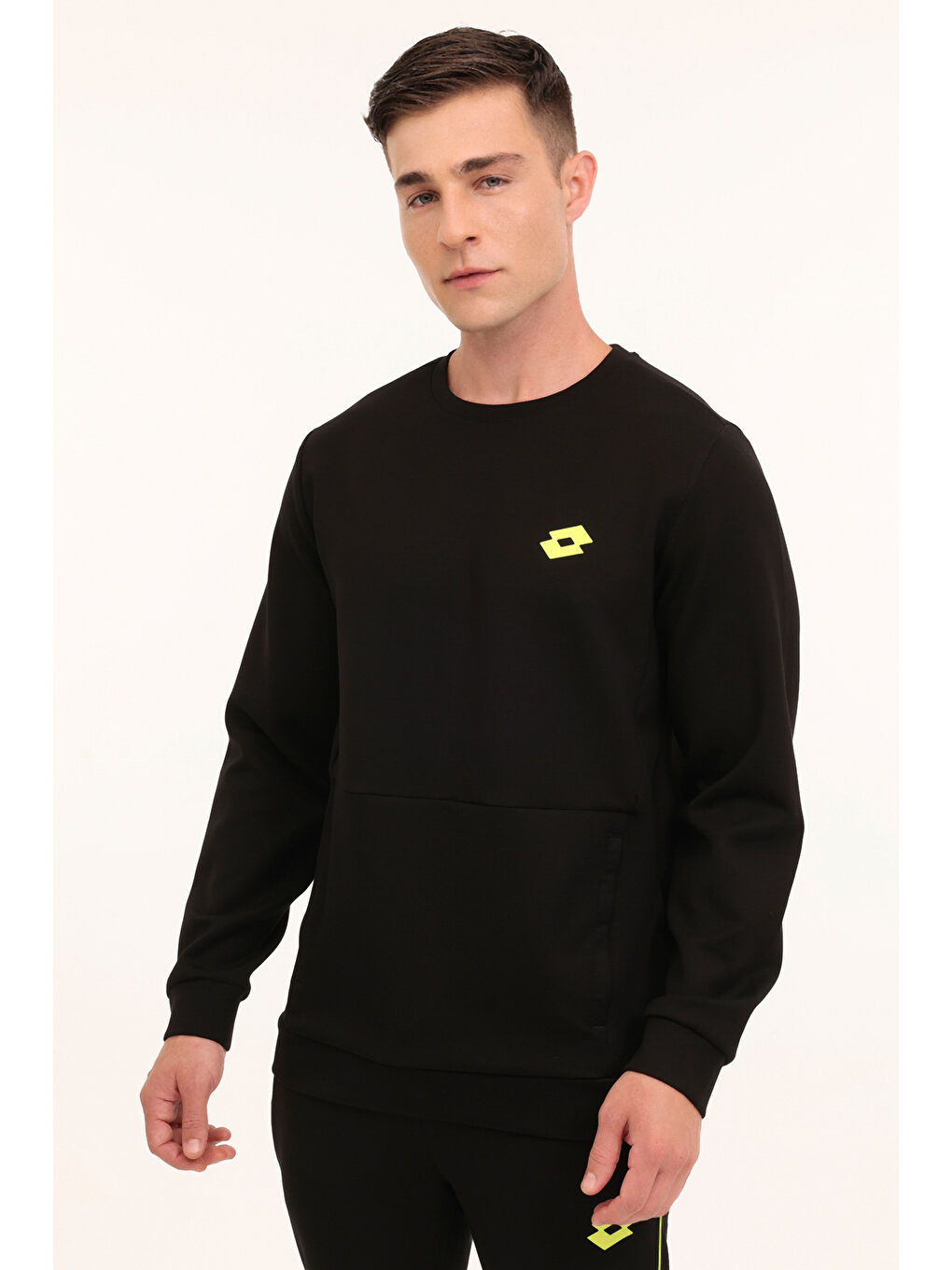 LOTTO M-CIELO C NECK SWT 4PR Siyah Erkek Sweatshirt