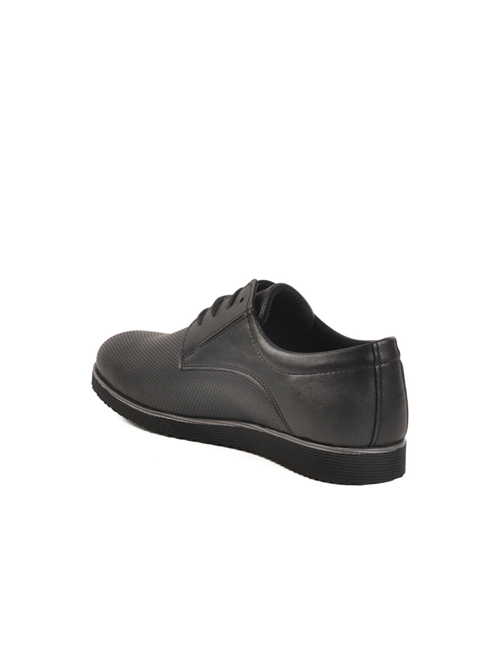 Baskılı Siyah Erkek Klasik Ayakkabı 682 M-3