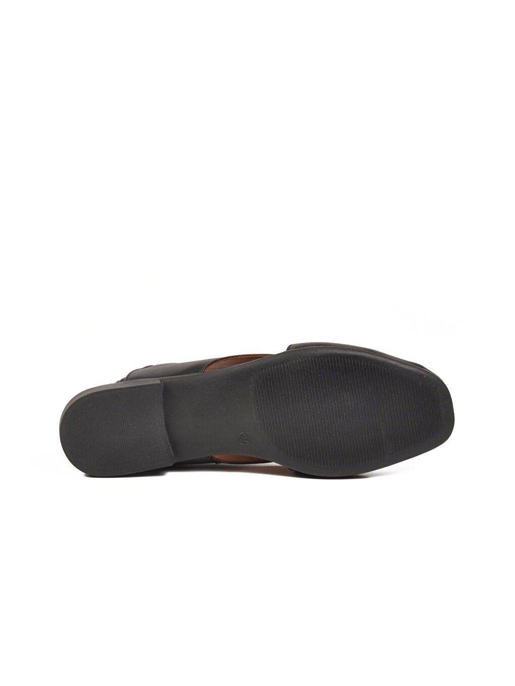 Siyah Hakiki Deri Kadın Sandalet 604 Z-4