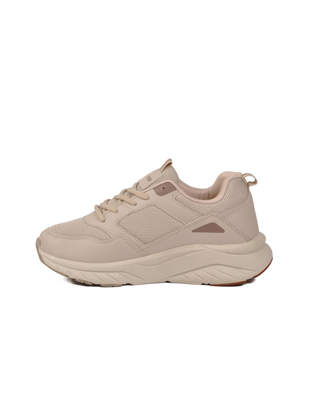 Bej Kum Taba Fileli Hafif Unisex Spor Ayakkabı 2105 Z-1