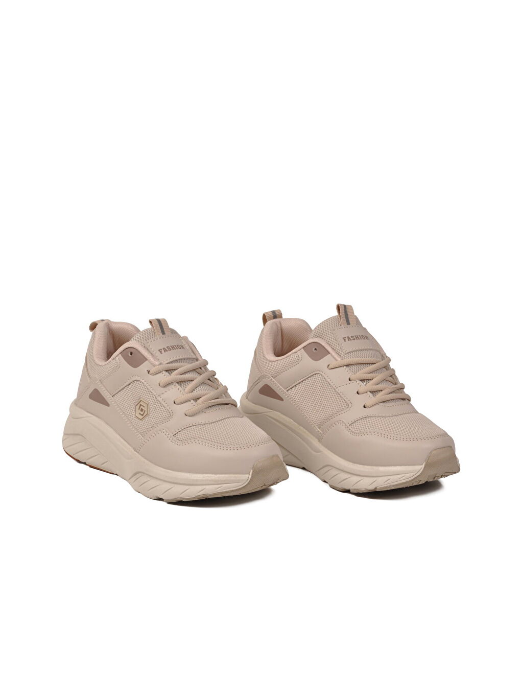 Bej Kum Taba Fileli Hafif Unisex Spor Ayakkabı 2105 Z-2