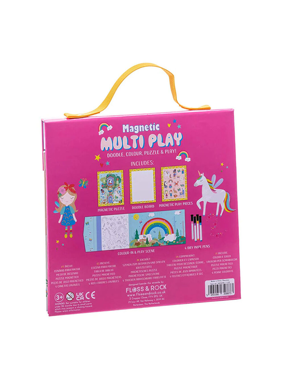 Mıknatıslı Çoklu Oyun Seti Rainbow Fairy 46P6548-1