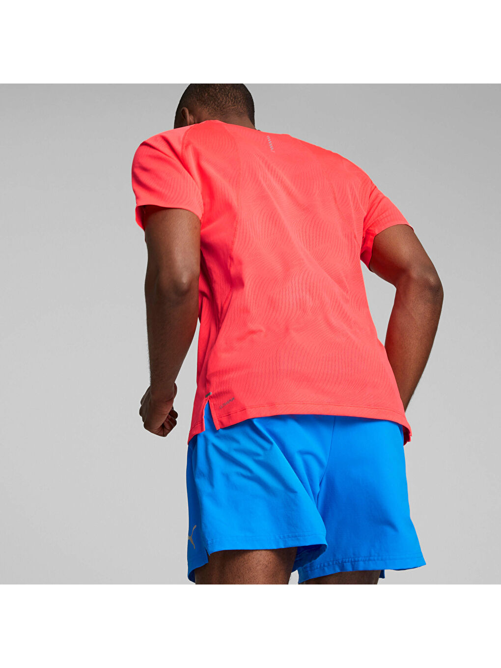 Kırmızı Ultraspun Erkek Koşu Tişörtü-2