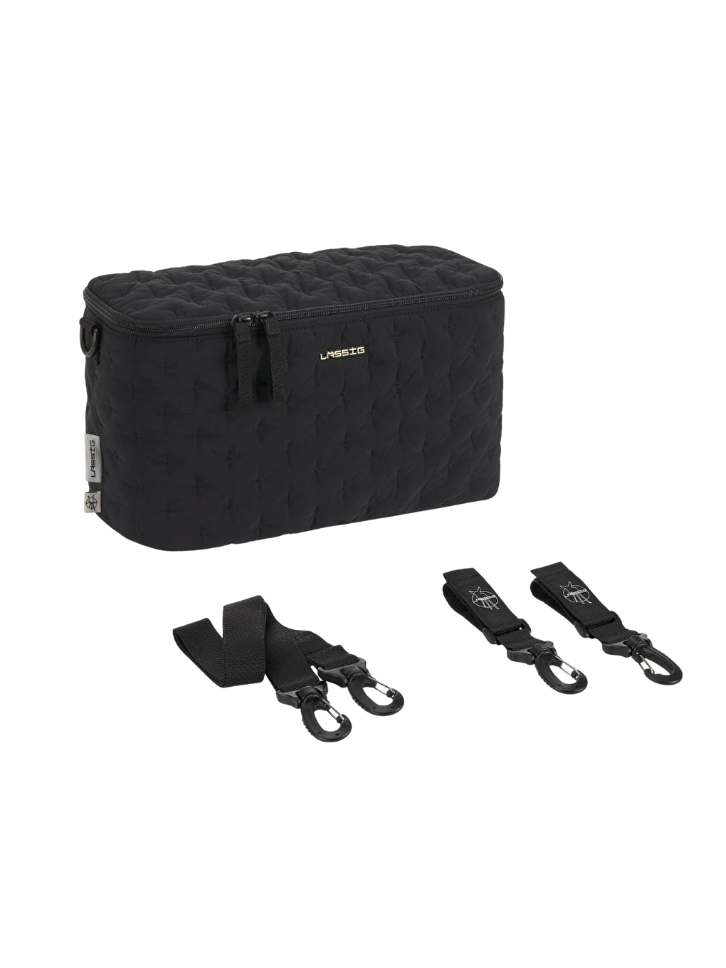 Enoa Buggy Bebek Arabası Organizer Çanta Quilted Black-3
