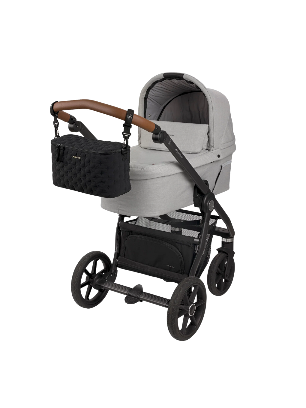 Enoa Buggy Bebek Arabası Organizer Çanta Quilted Black-5