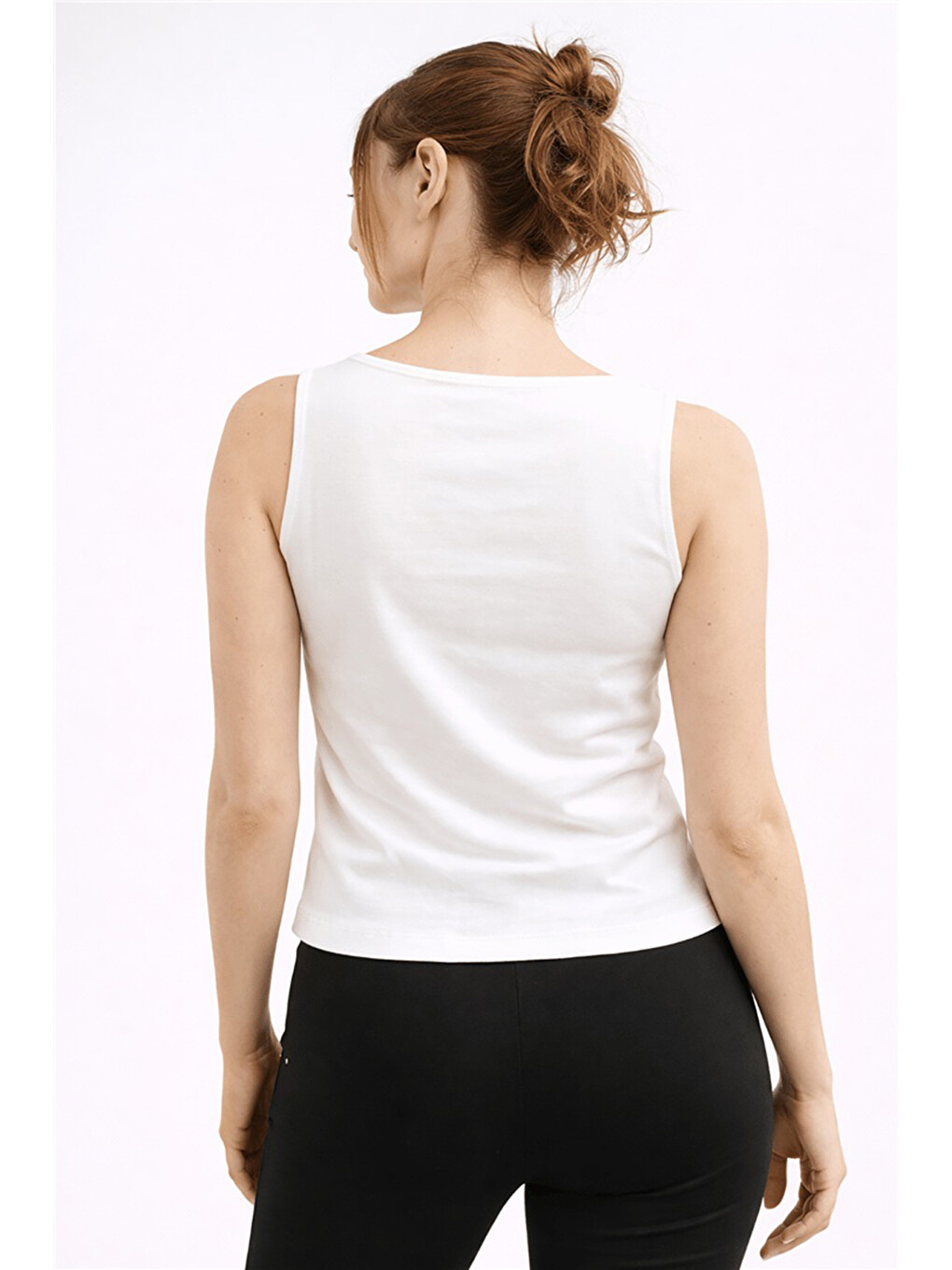 Ekru Pamuklu Regular Fit Fermuarlı Yaka Bluz 26Y0709K1-3