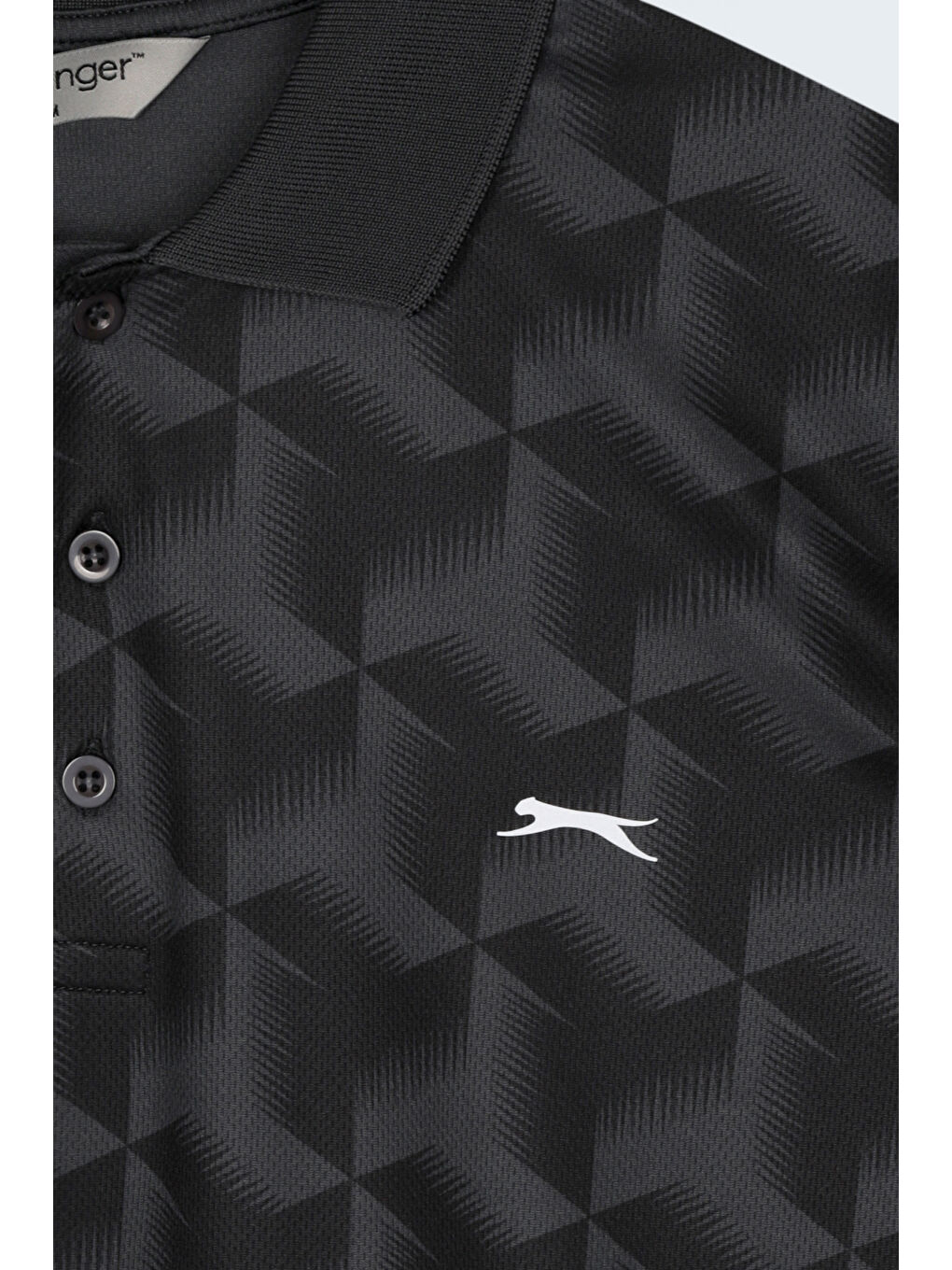 Erkek Polo Yaka Siyah Tişört-6