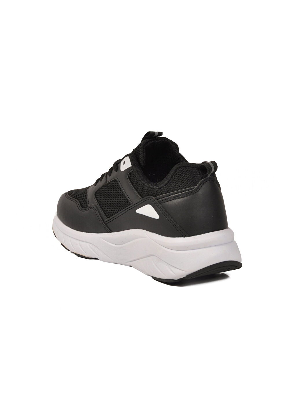 Siyah Beyaz Fileli Hafif Unisex Spor Ayakkabı 2105 Z-3