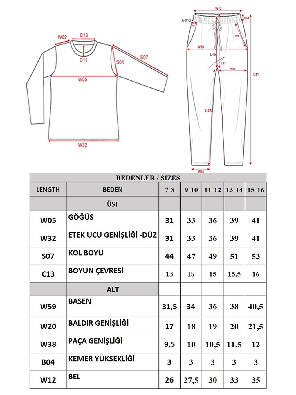 Kız Çocuk Uzun Kol Bisiklet Yaka Termal Takım 405161 Ekru-4