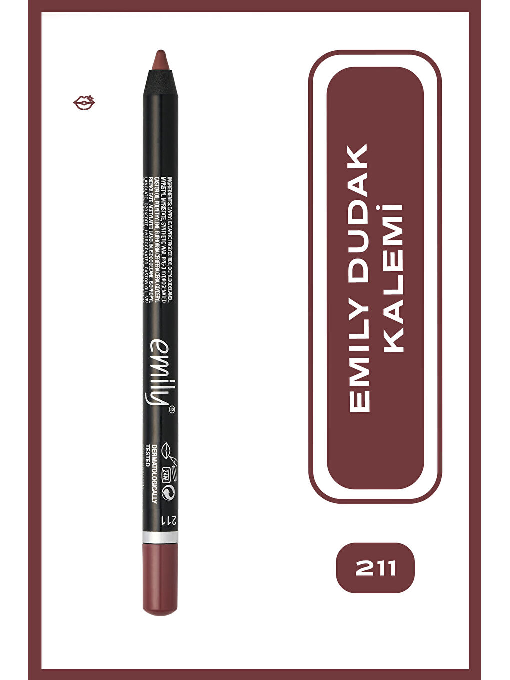 Long Lasting Lip Pencil - 211 - Dudak Kalemi-3