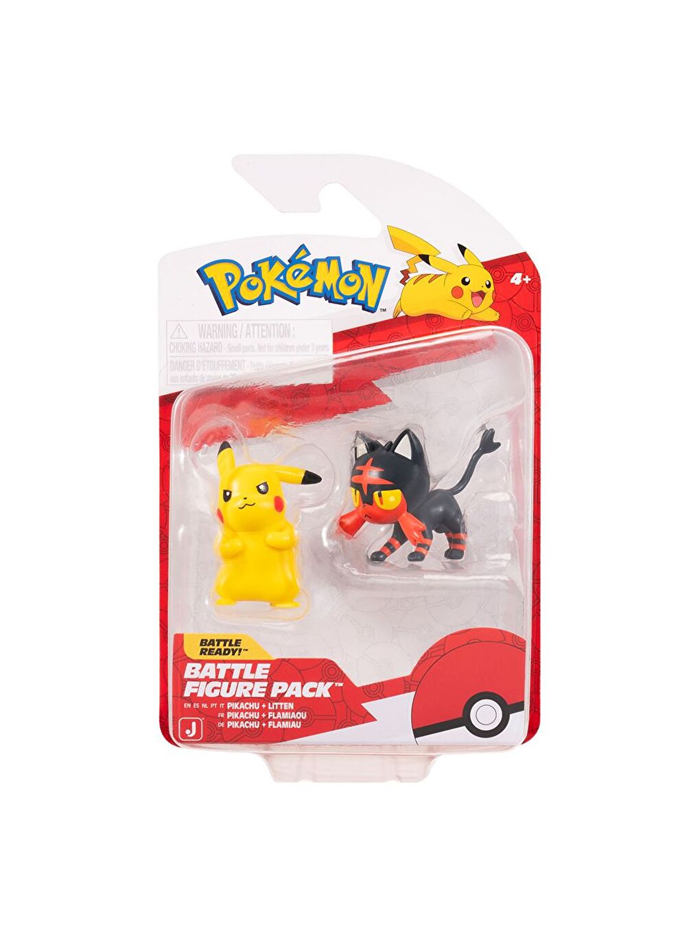 Battle 2'li Figür Seti PKW4073 - Pikacu ve Litten-1