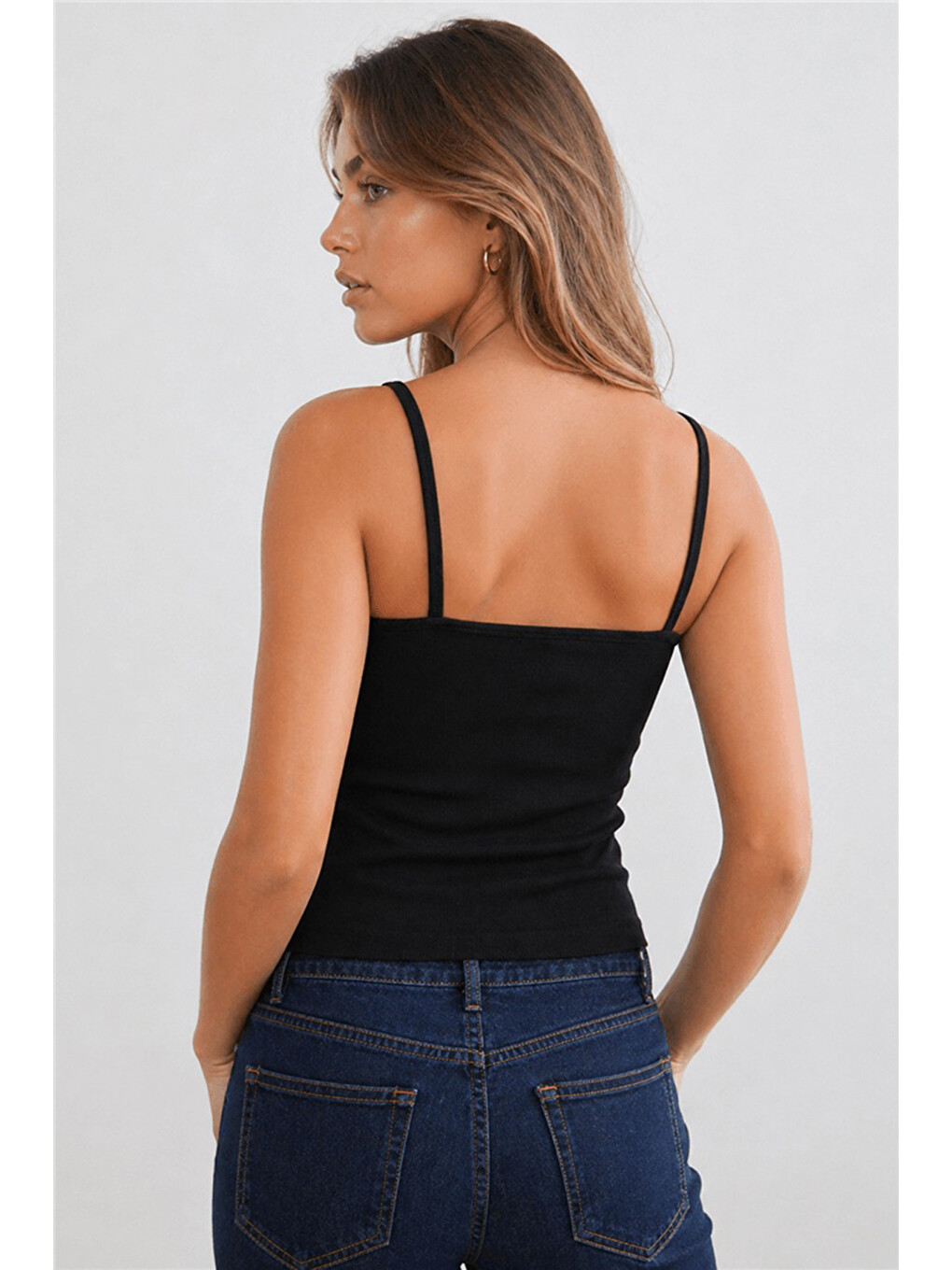 Siyah Regular Fit Yuvarlak Yaka Atlet 26Y0702K1-4