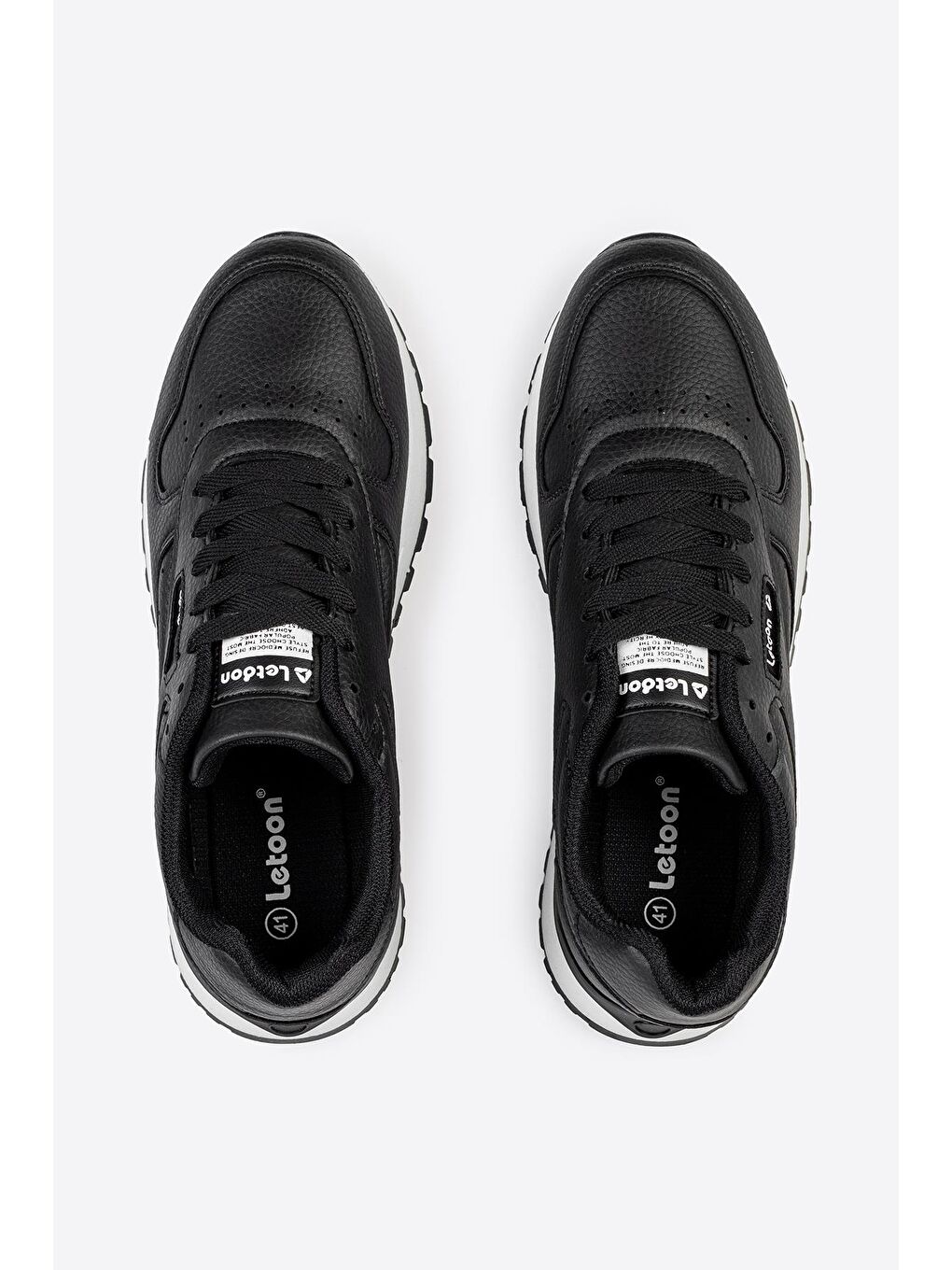 Siyah Tornado Erkek Premium Sneaker-4