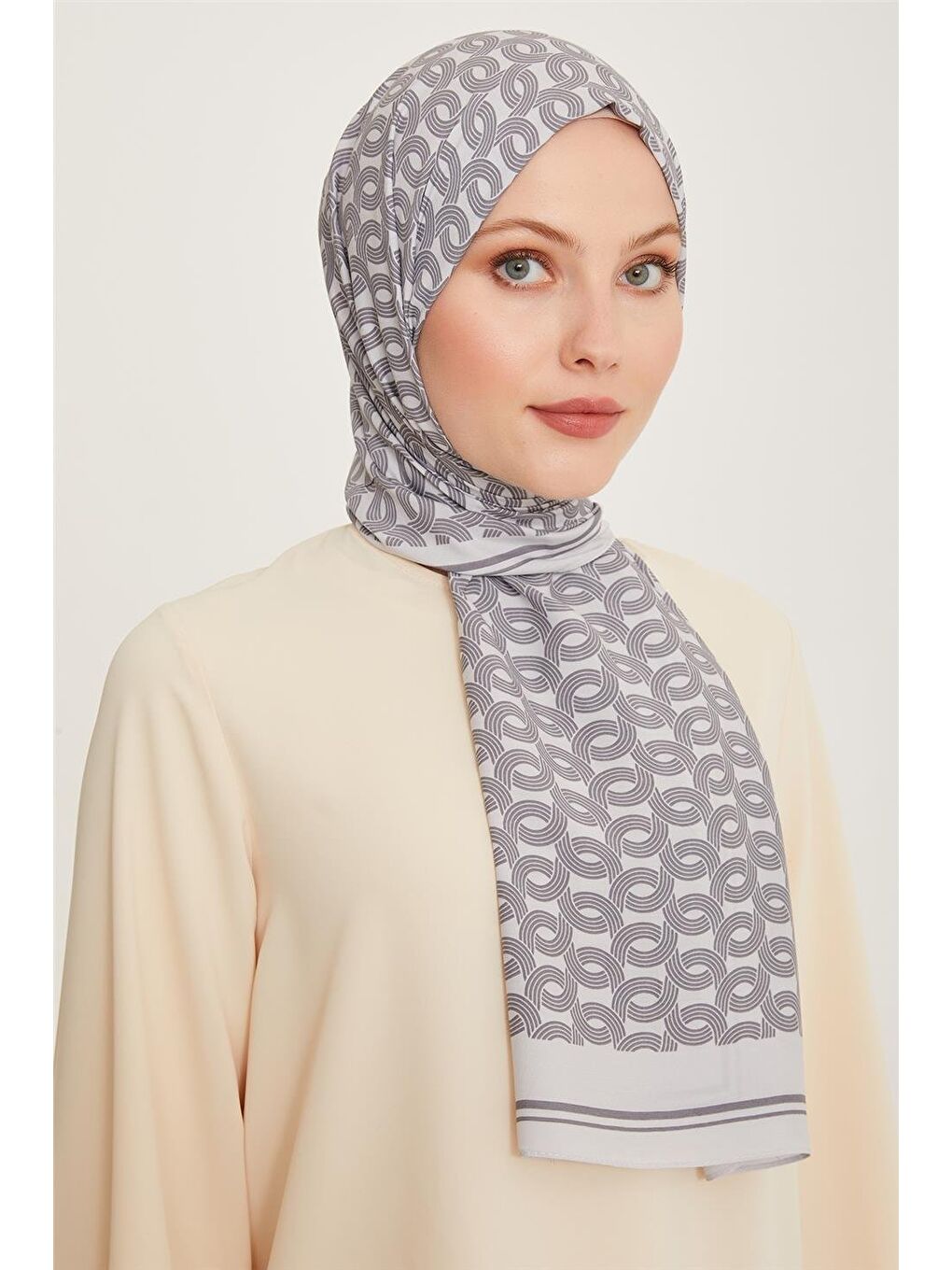 Gri Trend Defne Şal 5772-2 10 03