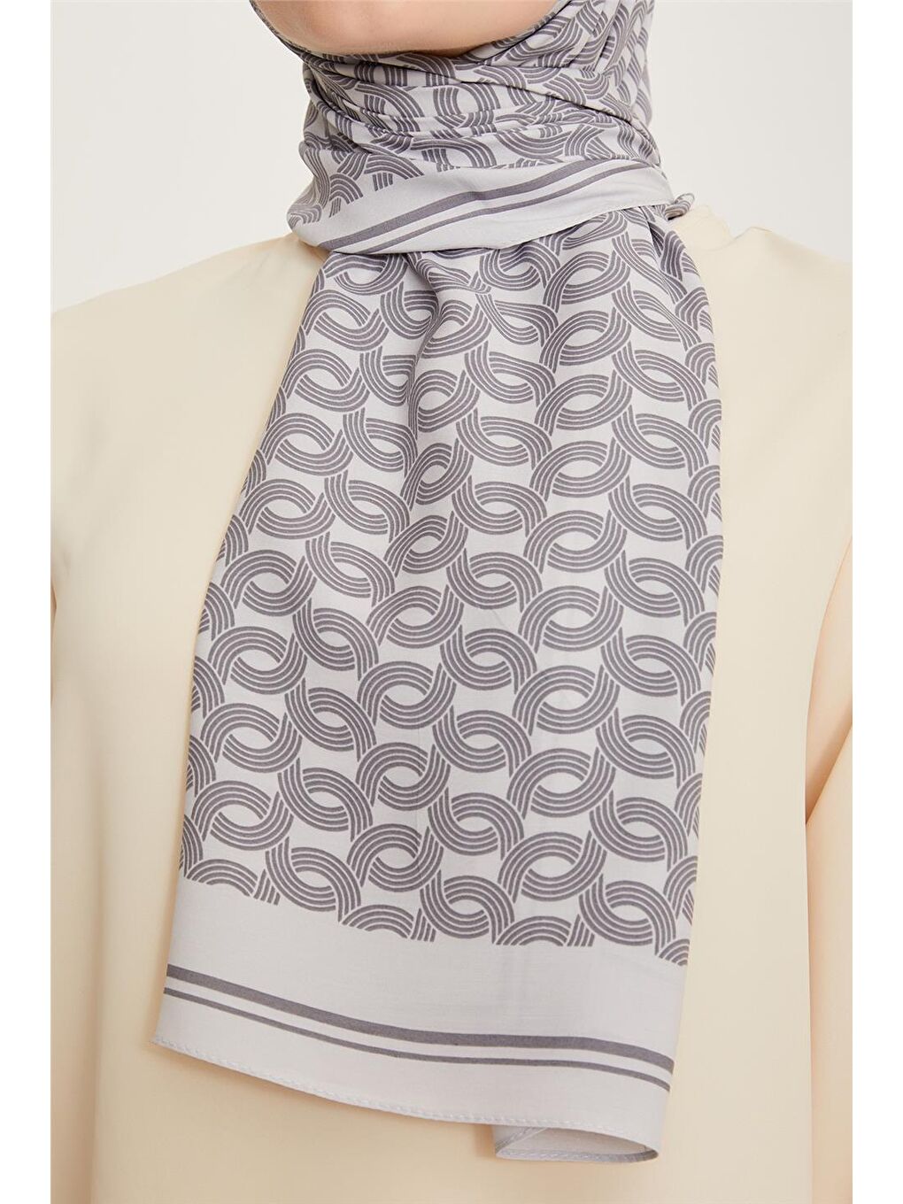 Gri Trend Defne Şal 5772-2 10 03-1