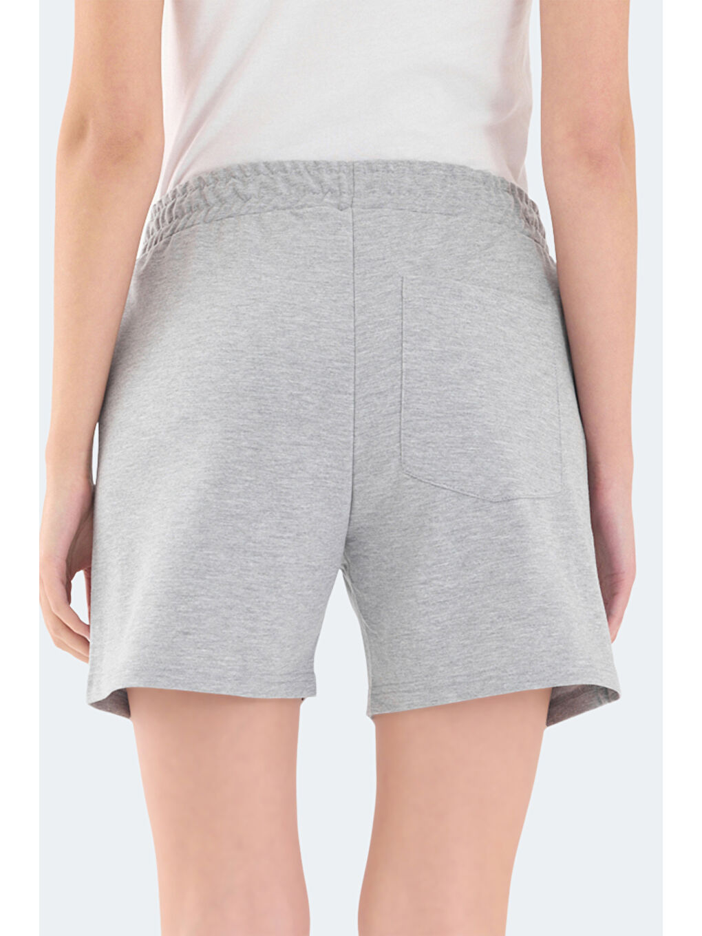 RAMLAH I Kadın Cepli Gri Şort-5