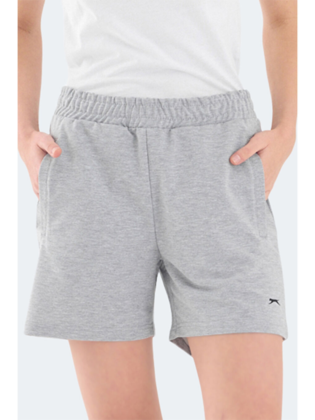 RAMLAH I Kadın Cepli Gri Şort-6