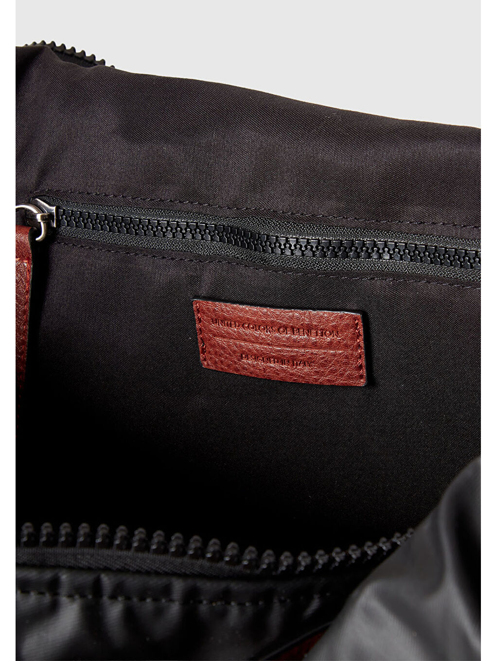 Erkek Siyah Pamuk Karışımlı Ayarlanabilir Askı Detaylı Spor Çanta-2