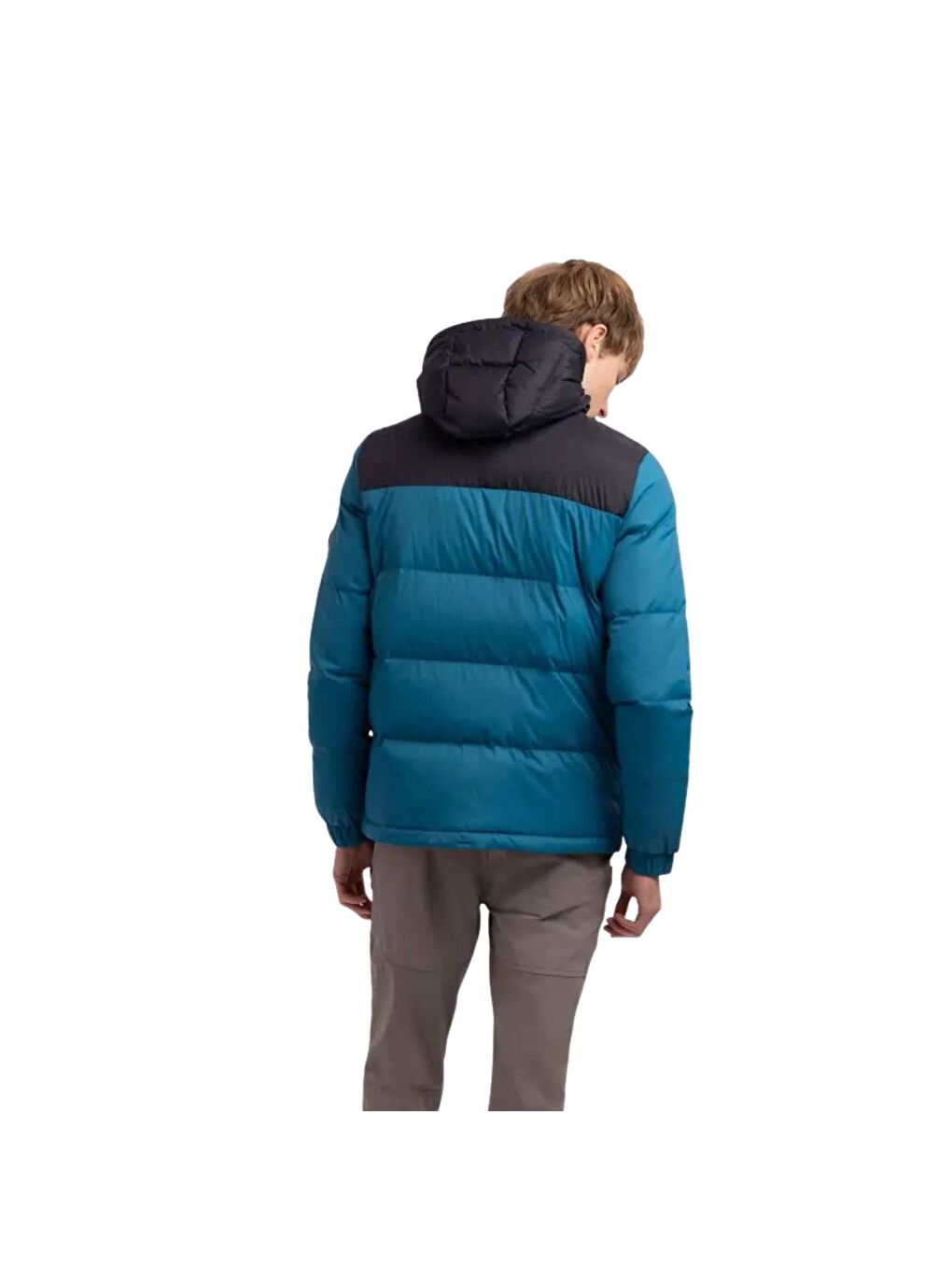 Lacivert Erris - Down Erkek Siyah Outdoor Ceket Montu-5