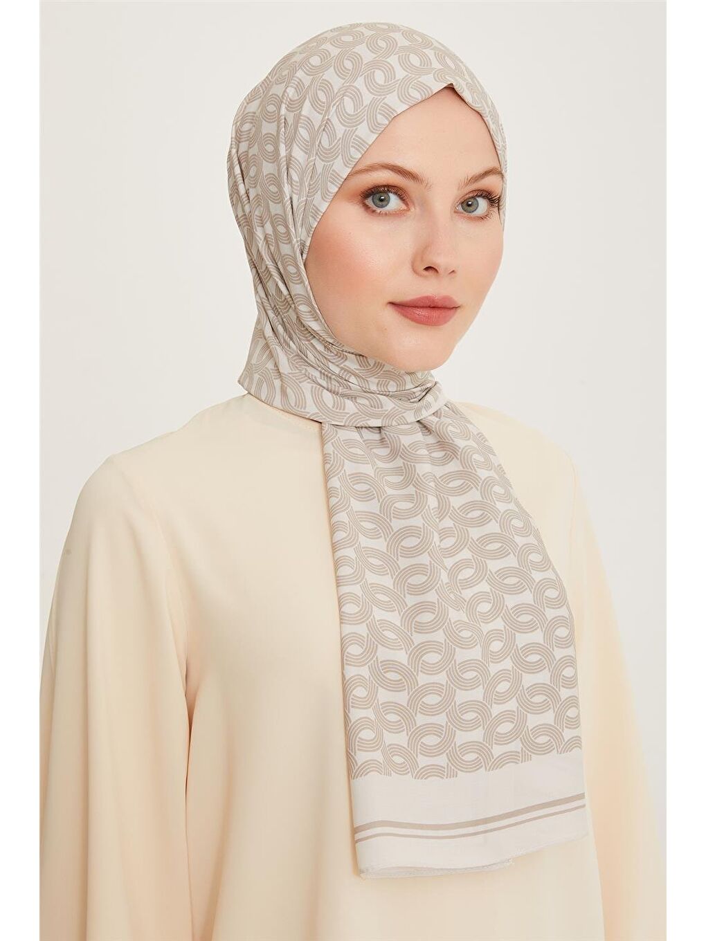 Beyaz Trend Defne Şal 5772-2 10 10