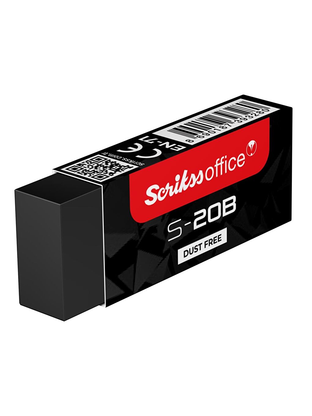 Büyük Boy Siyah Silgi (S-20B) 1 Adet