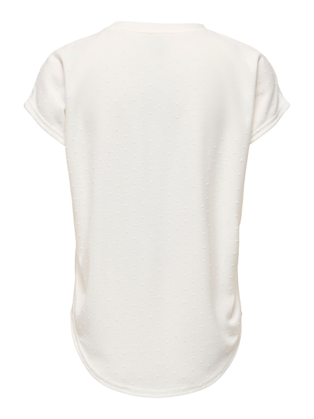 Ekru Onlmolly Relaxed Fit Bisiklet Yaka Kadın T Shirt 15368563-5