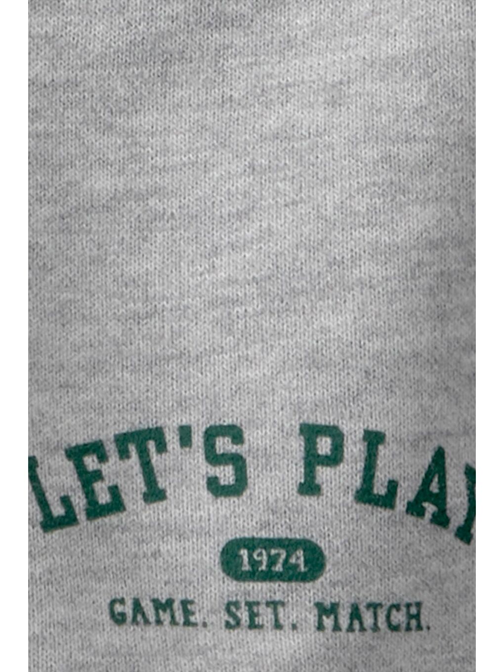 Erkek Bebek Body Şort Set 3 Ay-24 Ay Gri-3