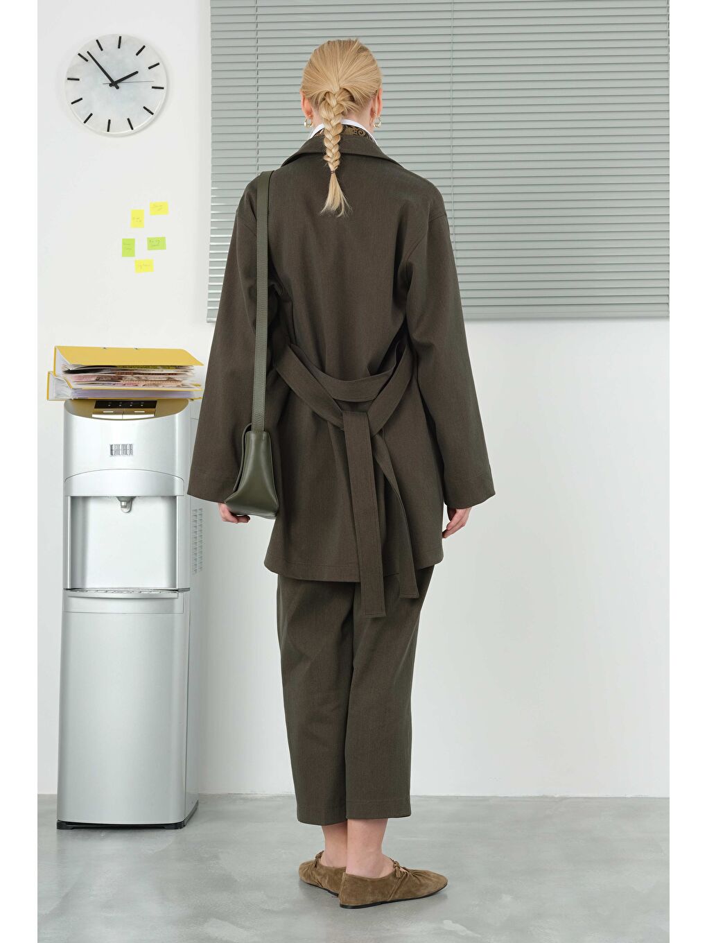 Gömlek Yaka Ceket Orman Yeşili-4