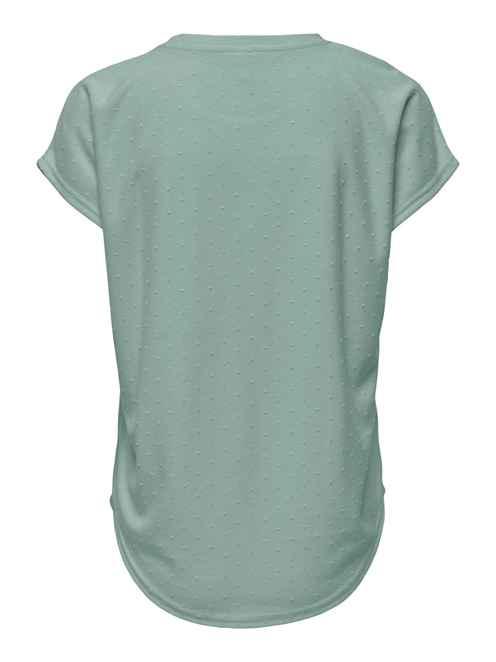 Yeşil Onlmolly Relaxed Fit Bisiklet Yaka Kadın T Shirt 15368563-3