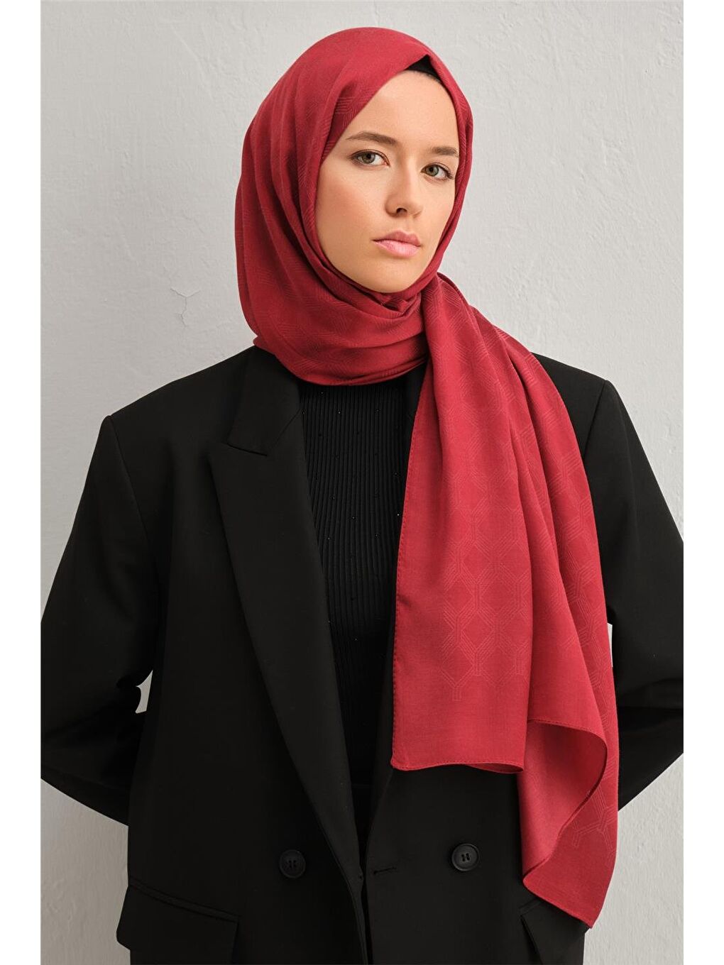 Bordo Trend Lyon Şal 1 242230-1