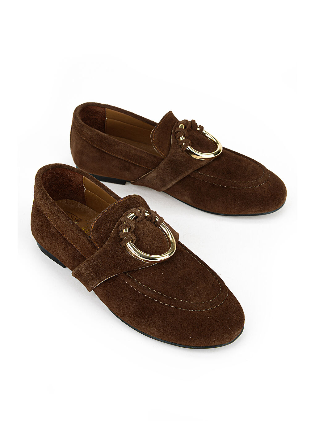 Kahverengi Kadın Hakiki Deri Günlük Ayakkabı 1611022Z2815 Tütün-1