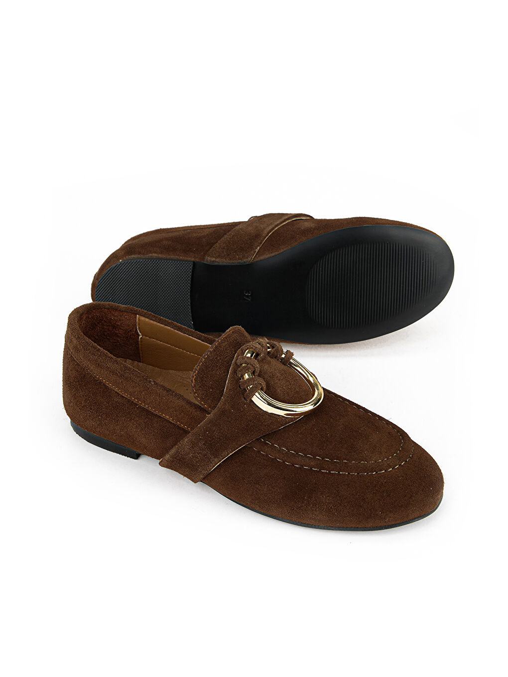 Kahverengi Kadın Hakiki Deri Günlük Ayakkabı 1611022Z2815 Tütün-3